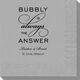 Bubbly is the Answer Napkins Image 1 of 5